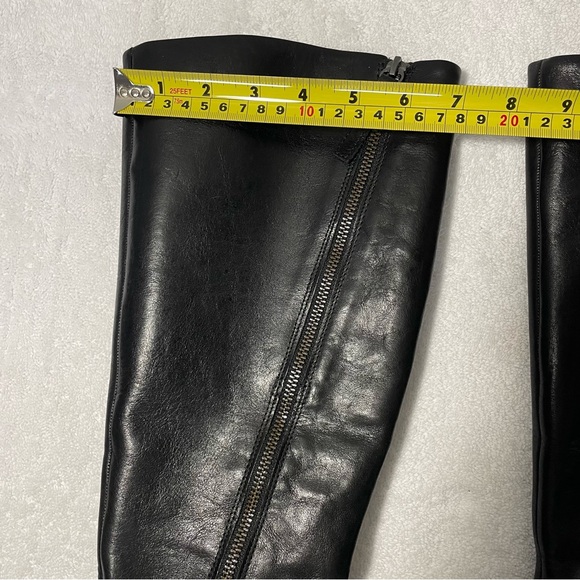 Ecco Black Leather Boots Women Size US 8-8 1/2 (39) - Picture 14 of 16